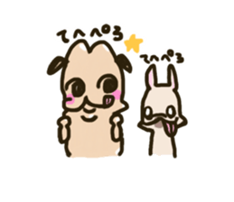 Pug with french bulldog sticker #12210744