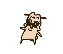 Pug with french bulldog sticker #12210755