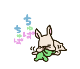Pug with french bulldog sticker #12210766