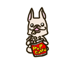Pug with french bulldog sticker #12210769