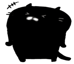 black cat san sticker #12210953
