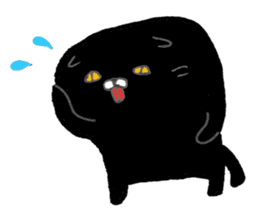 black cat san sticker #12210971