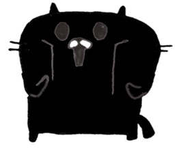 black cat san sticker #12210972