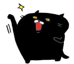 black cat san sticker #12210977