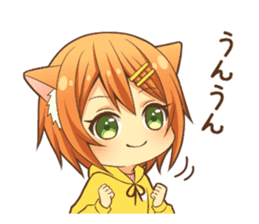 Peppy dog girl sticker #12211112