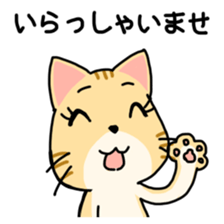 Polite language Cat-Japanese sticker #12211390