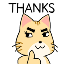 Polite language Cat-Japanese sticker #12211401