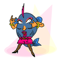 Born to fish people sticker #12211929