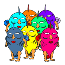 Born to fish people sticker #12211949