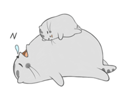 Happy cat baby Dudu. sticker #12212000