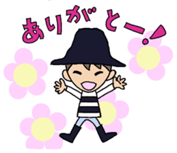 Everyday words of the Boy hat-kun 2 sticker #12212014