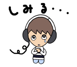 Everyday words of the Boy hat-kun 2 sticker #12212019