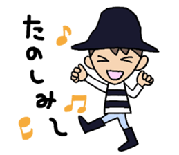 Everyday words of the Boy hat-kun 2 sticker #12212033