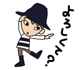 Everyday words of the Boy hat-kun 2 sticker #12212045