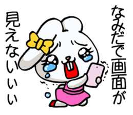 Jealousy rabbit4! sticker #12212360