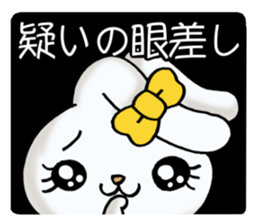 Jealousy rabbit4! sticker #12212375