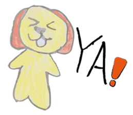 Doggie's daily life. sticker #12213000