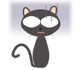 ugly and fat cat sticker #12213161