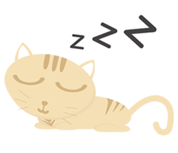 ugly and fat cat sticker #12213166