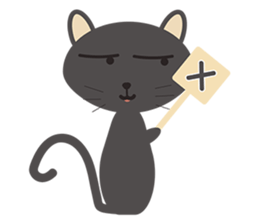 ugly and fat cat sticker #12213184