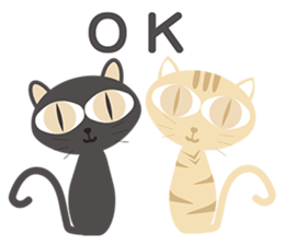 ugly and fat cat sticker #12213186