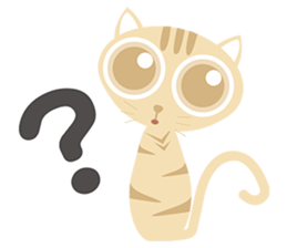 ugly and fat cat sticker #12213193