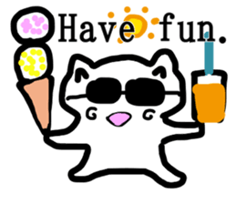 honwaka cat 8 English Version sticker #12213519