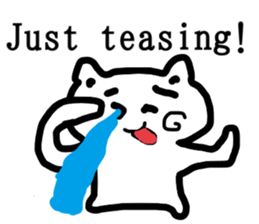 honwaka cat 8 English Version sticker #12213520