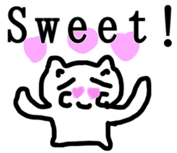 honwaka cat 8 English Version sticker #12213533