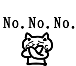 honwaka cat 8 English Version sticker #12213536