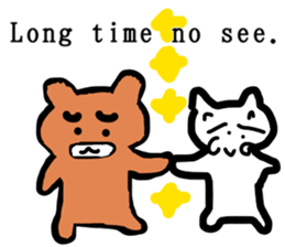 honwaka cat 8 English Version sticker #12213539