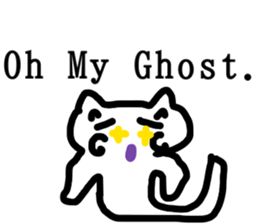 honwaka cat 8 English Version sticker #12213540