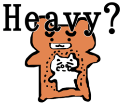 honwaka cat 8 English Version sticker #12213543