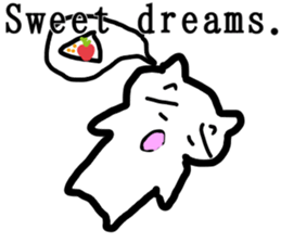 honwaka cat 8 English Version sticker #12213544