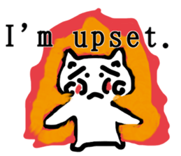 honwaka cat 8 English Version sticker #12213547