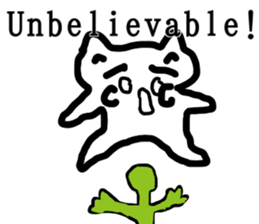 honwaka cat 8 English Version sticker #12213550