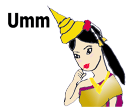 Srida thai dancer sticker #12213866