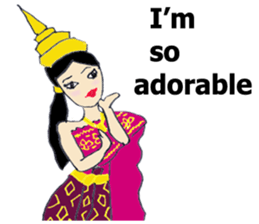 Srida thai dancer sticker #12213870