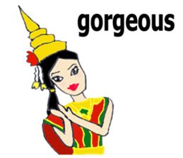 Srida thai dancer sticker #12213872