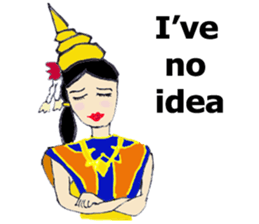 Srida thai dancer sticker #12213875