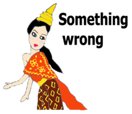 Srida thai dancer sticker #12213891