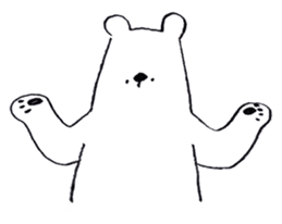 Loose polar bear & boy sticker #12213953
