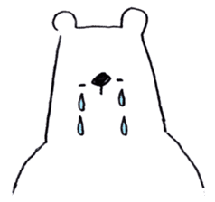 Loose polar bear & boy sticker #12213954
