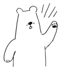 Loose polar bear & boy sticker #12213971