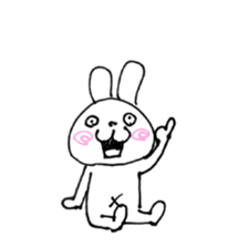 Feeling of super-rabbits sticker #12214143