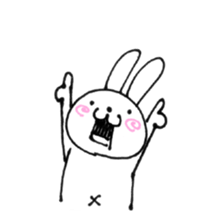 Feeling of super-rabbits sticker #12214144