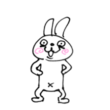 Feeling of super-rabbits sticker #12214159