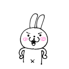 Feeling of super-rabbits sticker #12214161