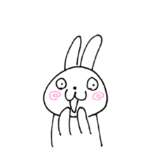 Feeling of super-rabbits sticker #12214163