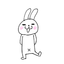 Feeling of super-rabbits sticker #12214171